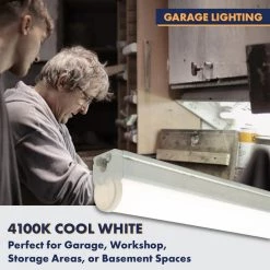 48 in. 50-Watt Equivalent T5 Integrated LED Silver Linkable Under Cabinet Light Adjustable CCT 2700K/4100K/5000K(4-Pack) by Newhouse Lighting 13 48 in. 50-Watt Equivalent T5 Integrated LED Silver Linkable Under Cabinet Light Adjustable CCT 2700K/4100K/5000K(4-Pack) by Newhouse Lighting -Heath Zenith Shop 2700 4100 5000k adjustable cct newhouse lighting under cabinet lights nht5 4ftcct 4 fa 1000