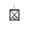 4-Light Black Pendant Light with Wood Shade by 3R Studios -Heath Zenith Shop black 3r studios chandeliers ec0189 64 1000