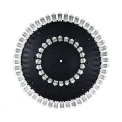 42 in. Black Crystal Retractable Ceiling Fan with Light Kit and Remote Control by matrix decor -Heath Zenith Shop black matrix decor ceiling fans with lights md f4710110v 44 1000