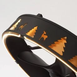 27.2 in Indoor Matte Black Ceiling Fan with lntegrated LED and Remote Control by matrix decor 20 27.2 in Indoor Matte Black Ceiling Fan with lntegrated LED and Remote Control by matrix decor -Heath Zenith Shop black matrix decor ceiling fans with lights md f8216110v 44 1000