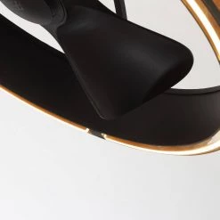 27.2 in Indoor Matte Black Ceiling Fan with lntegrated LED and Remote Control by matrix decor 16 27.2 in Indoor Matte Black Ceiling Fan with lntegrated LED and Remote Control by matrix decor -Heath Zenith Shop black matrix decor ceiling fans with lights md f8216110v 66 1000