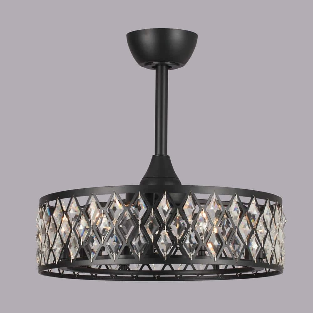 20 in. Indoor Black Ceiling Fan with Light and Remote Control by matrix decor 9 20 in. Indoor Black Ceiling Fan with Light and Remote Control by matrix decor - Image 7