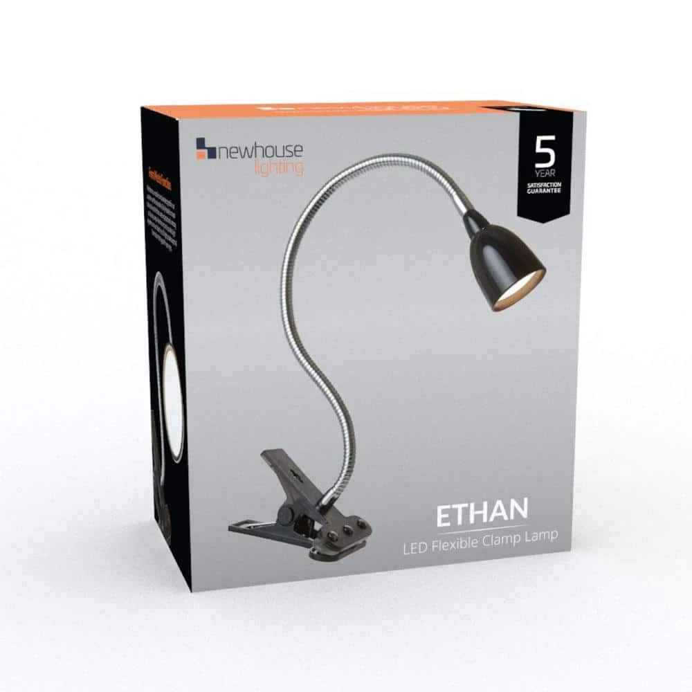 22 in. Black LED Clamp Desk Lamp Light, Clip on Light/Clamp Lamp for Desk, Bed, Office, and Dorm Room by Newhouse Lighting 6 22 in. Black LED Clamp Desk Lamp Light, Clip on Light/Clamp Lamp for Desk, Bed, Office, and Dorm Room by Newhouse Lighting - Image 4