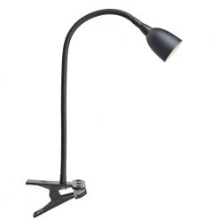 Olivia LED Flexible 22 in. Black Clamp Lamp with Dimming and Color Adjustable by Newhouse Lighting