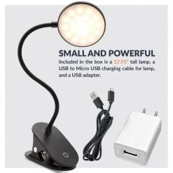17 .91 in. Black LED Clamp Light with USB-C Charging Port by Newhouse Lighting 14 17 .91 in. Black LED Clamp Light with USB-C Charging Port by Newhouse Lighting -Heath Zenith Shop black newhouse lighting desk lamps nhclp usbc bk c3 1000