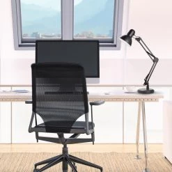 24 in. Black Wright Architect Modern LED Lamp with Round Weighted Base by Newhouse Lighting 13 24 in. Black Wright Architect Modern LED Lamp with Round Weighted Base by Newhouse Lighting -Heath Zenith Shop black newhouse lighting desk lamps nhdk wr bk 31 1000