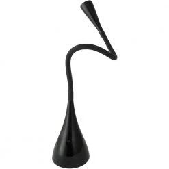26 in. Gooseneck Black LED Desk Lamp with USB Charging Port, Dimmable by Newhouse Lighting 14 26 in. Gooseneck Black LED Desk Lamp with USB Charging Port, Dimmable by Newhouse Lighting -Heath Zenith Shop black newhouse lighting desk lamps nhgs led blk 44 1000