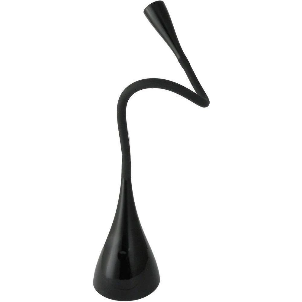 26 in. Gooseneck Black LED Desk Lamp with USB Charging Port, Dimmable by Newhouse Lighting 7 26 in. Gooseneck Black LED Desk Lamp with USB Charging Port, Dimmable by Newhouse Lighting - Image 5