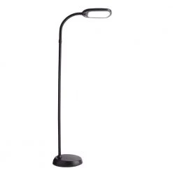 12- Watt Full Spectrum LED Floor Lamp, Black by Newhouse Lighting