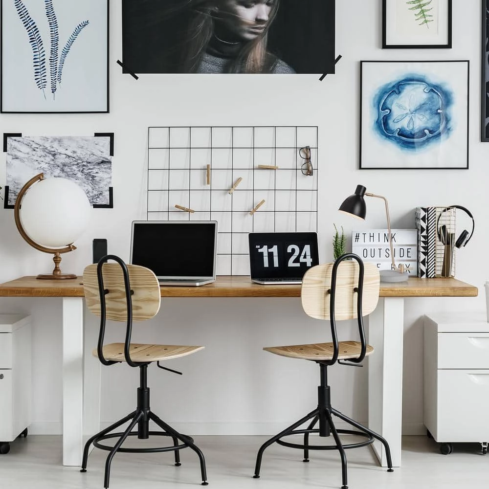 20 .5 in. Black Contemporary Desk or Table Lamp with Free LED Bulb by Newhouse Lighting 5 20 .5 in. Black Contemporary Desk or Table Lamp with Free LED Bulb by Newhouse Lighting - Image 3