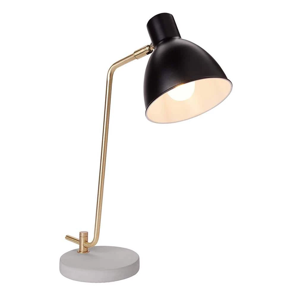 20 .5 in. Black Contemporary Desk or Table Lamp with Free LED Bulb by Newhouse Lighting 4 20 .5 in. Black Contemporary Desk or Table Lamp with Free LED Bulb by Newhouse Lighting - Image 2
