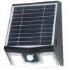 50-Watt Equivalent Integrated LED Black Motion Sensing Outdoor Solar Wall Pack Light, 700 Lumens, 4000K, 50 LEDs by Newhouse Lighting