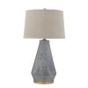 30 in. Blue Table Lamp with Linen Shade by 3R Studios -Heath Zenith Shop blue 3r studios table lamps df0863 64 1000