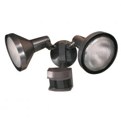 240° Bronze Motion Activated Outdoor Flood Light by Heath Zenith