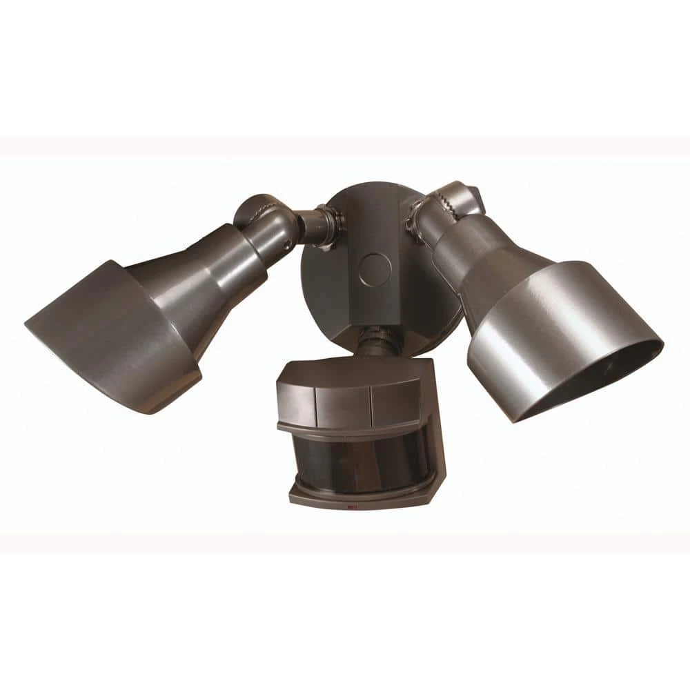 240-Degree Bronze Motion Activated Flood Light by Heath Zenith 3 240-Degree Bronze Motion Activated Flood Light by Heath Zenith
