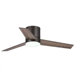 48 in. Changing Integrated LED Indoor Bronze Ceiling Fan with Light Kit and Remote Control by matrix decor -Heath Zenith Shop bronze matrix decor ceiling fans with lights mdf6298110v 4f 1000