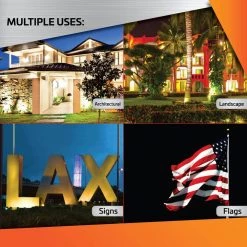 30-Watt Bronze Outdoor Integrated LED Landscape Weatherproof Bullet Flood Light with Adjustable Mounting Bracket by Newhouse Lighting -Heath Zenith Shop bronze newhouse lighting flood lights blf30brz fa 1000