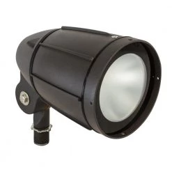 12W 1205-Lumen 120-277 Volt Bronze Non-Dimmable Integrated Outdoor LED Weatherproof Bullet Flood Light and Mount by Newhouse Lighting -Heath Zenith Shop bronze newhouse lighting landscape flood lights blf12brz c3 1000