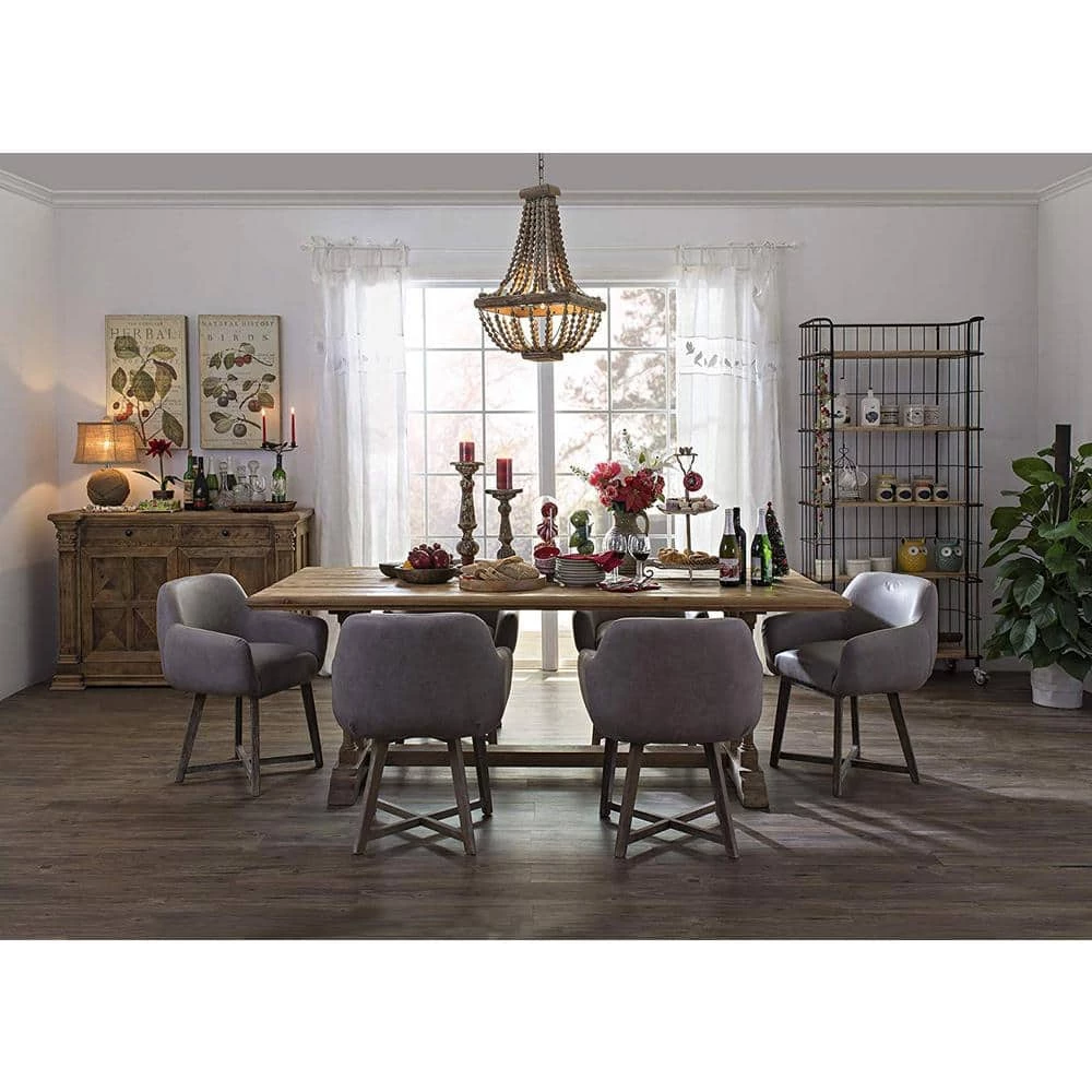 Terrain 1-Light Brown Beaded Draping Chandelier by 3R Studios 5 Terrain 1-Light Brown Beaded Draping Chandelier by 3R Studios - Image 3