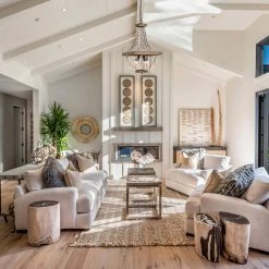 4-Light Brown Vintage Wood Bead Chandelier by matrix decor -Heath Zenith Shop brown matrix decor chandeliers md2252 4ab110v c3 1000