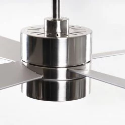 52 in. LED Brushed Chrome Ceiling Fan with Light Kit and Remote Control by matrix decor 12 52 in. LED Brushed Chrome Ceiling Fan with Light Kit and Remote Control by matrix decor -Heath Zenith Shop brushed chrome matrix decor ceiling fans with lights mdbbcps1268 a4 1f 1000