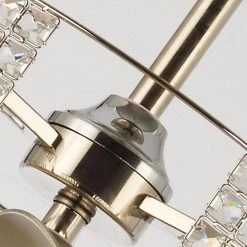 24.2 in. Indoor Brushed Nickel Caged Ceiling Fan with Remote Control by matrix decor -Heath Zenith Shop brushed nickel matrix decor ceiling fans with lights md f8245110v 1f 1000