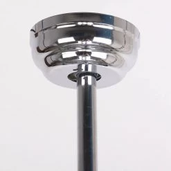 46 in. LED Indoor Chrome Ceiling Fan with Light Kit by matrix decor -Heath Zenith Shop chrome matrix decor ceiling fans with lights md f4601y110v 76 1000