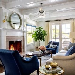 Heath Zenith Shop -Heath Zenith Shop chrome matrix decor ceiling fans with lights md f6217110v e1 1000