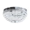 13.75 in. 3-Light Crystal Chrome Flush Mount by matrix decor -Heath Zenith Shop chrome matrix decor flush mount lights md c2265110v 64 1000