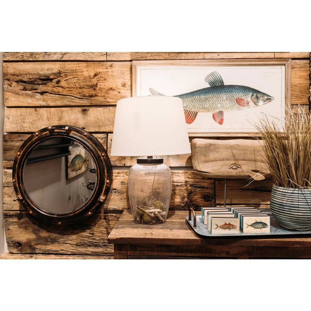 24 in. Clear Table Lamp with Fillable Base by 3R Studios 5 24 in. Clear Table Lamp with Fillable Base by 3R Studios - Image 3