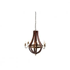 6-Light Gold Hanging Pendant Light by 3R Studios -Heath Zenith Shop gold 3r studios chandeliers ec0181 44 1000