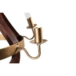 6-Light Gold Hanging Pendant Light by 3R Studios -Heath Zenith Shop gold 3r studios chandeliers ec0181 fa 1000