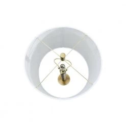 Faceted Metal Table Lamp with Stacked Column Design by 3R Studios -Heath Zenith Shop golden bronze 3r studios table lamps ec0333 44 1000