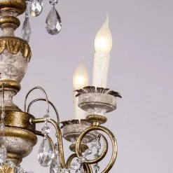 5-Light Golden Vintage Candle Chandelier by matrix decor -Heath Zenith Shop golden matrix decor chandeliers md bb8801 5110v fa 1000