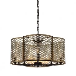 4-Light Golden Chandelier by matrix decor -Heath Zenith Shop golden matrix decor chandeliers md bba541004da 1f 1000