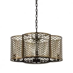 4-Light Golden Chandelier by matrix decor -Heath Zenith Shop golden matrix decor chandeliers md bba541004da 44 1000