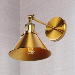 1-Light Golden Sconce Wall Light by matrix decor 9 1-Light Golden Sconce Wall Light by matrix decor -Heath Zenith Shop golden matrix decor wall sconces mdbh11809110v c3 1000
