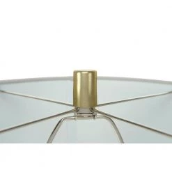 26.5 in. Gray Metal Table Lamp with Linen Shade by 3R Studios -Heath Zenith Shop gray 3r studios table lamps ec0336 fa 1000