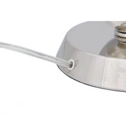 32.75 in. Gray Metal and Glass Table Lamp with Linen Shade by 3R Studios -Heath Zenith Shop gray 3r studios table lamps ec0341 1f 1000