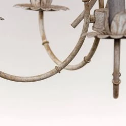 24.1 in. 5-Lights Gray Candle Style Traditional Chandelier by matrix decor -Heath Zenith Shop gray matrix decor chandeliers md bb8815 5110v 1d 1000