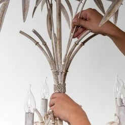 24.1 in. 5-Lights Gray Candle Style Traditional Chandelier by matrix decor -Heath Zenith Shop gray matrix decor chandeliers md bb8815 5110v d4 1000