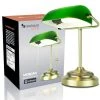 14 .6 in. Green Morgan Banker Lamp with Free LED Light Bulb Included by Newhouse Lighting -Heath Zenith Shop green newhouse lighting table lamps nhdk mo go 64 1000