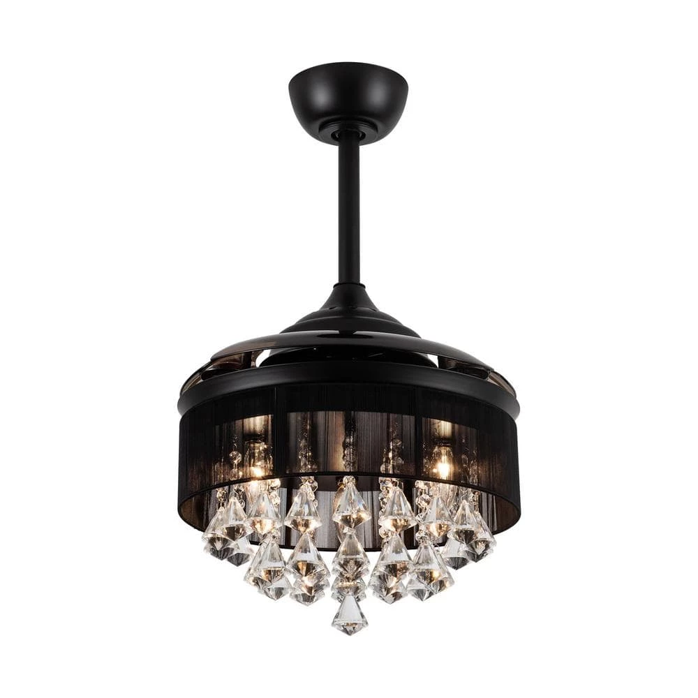 36 in. Indoor Matte Black Ceiling Fan with Remote Control by matrix decor 8 36 in. Indoor Matte Black Ceiling Fan with Remote Control by matrix decor - Image 6