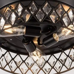 35.83 in Indoor Matte Black Ceiling Fan with Remote and Retractable Blades Included by matrix decor -Heath Zenith Shop matte black matrix decor ceiling fans with lights md f3519110v 66 1000