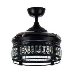 35.83 in. Indoor Matte Black Ceiling Fan with Remote by matrix decor 23 35.83 in. Indoor Matte Black Ceiling Fan with Remote by matrix decor -Heath Zenith Shop matte black matrix decor ceiling fans with lights md f3522110v 44 1000