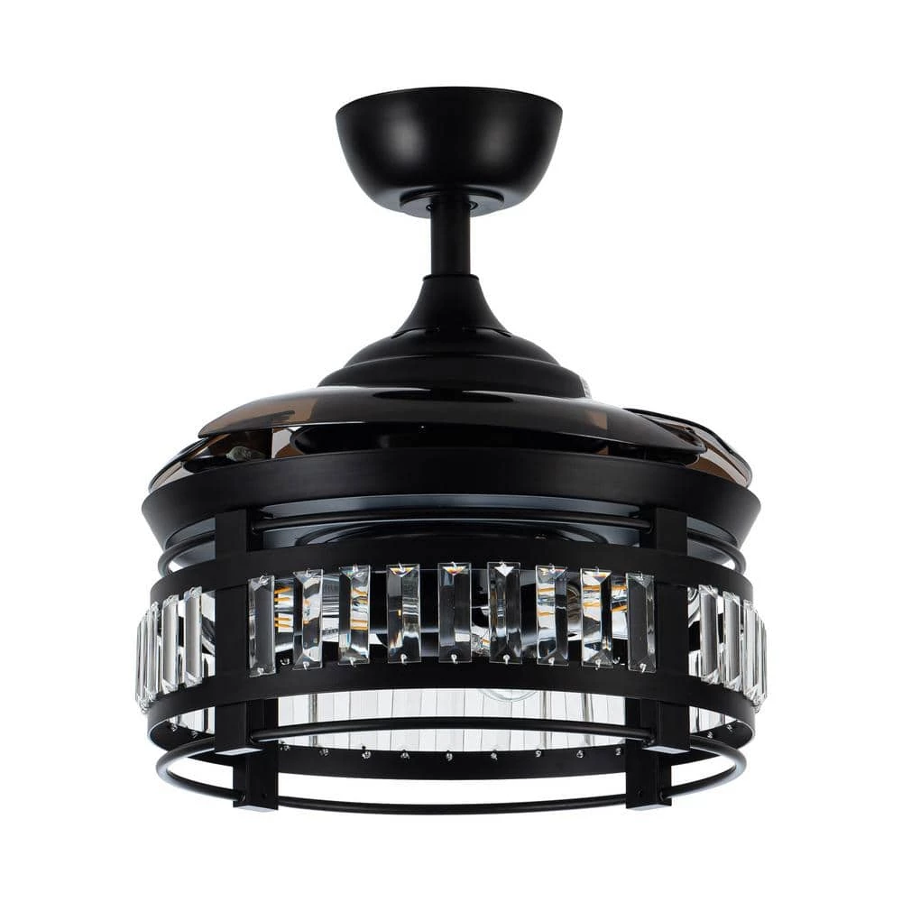 35.83 in. Indoor Matte Black Ceiling Fan with Remote by matrix decor 11 35.83 in. Indoor Matte Black Ceiling Fan with Remote by matrix decor - Image 9