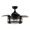 35.83 in. Indoor Matte Black Ceiling Fan with Remote by matrix decor -Heath Zenith Shop matte black matrix decor ceiling fans with lights md f3522110v 64 1000