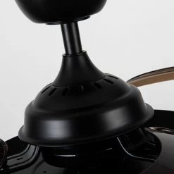 35.83 in. Indoor Matte Black Ceiling Fan with Remote by matrix decor 19 35.83 in. Indoor Matte Black Ceiling Fan with Remote by matrix decor -Heath Zenith Shop matte black matrix decor ceiling fans with lights md f3522110v 77 1000