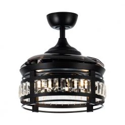 35.83 in. Indoor Matte Black Ceiling Fan with Remote by matrix decor 24 35.83 in. Indoor Matte Black Ceiling Fan with Remote by matrix decor -Heath Zenith Shop matte black matrix decor ceiling fans with lights md f3522110v fa 1000