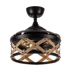 35.83 in. Indoor Matte Black Ceiling Fan with Remote by matrix decor -Heath Zenith Shop matte black matrix decor ceiling fans with lights md f3525110v 44 1000